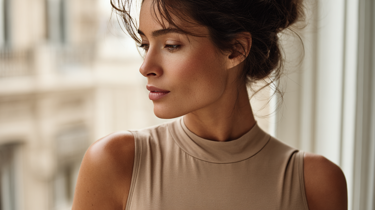 Perfil de mulher brasileira elegante