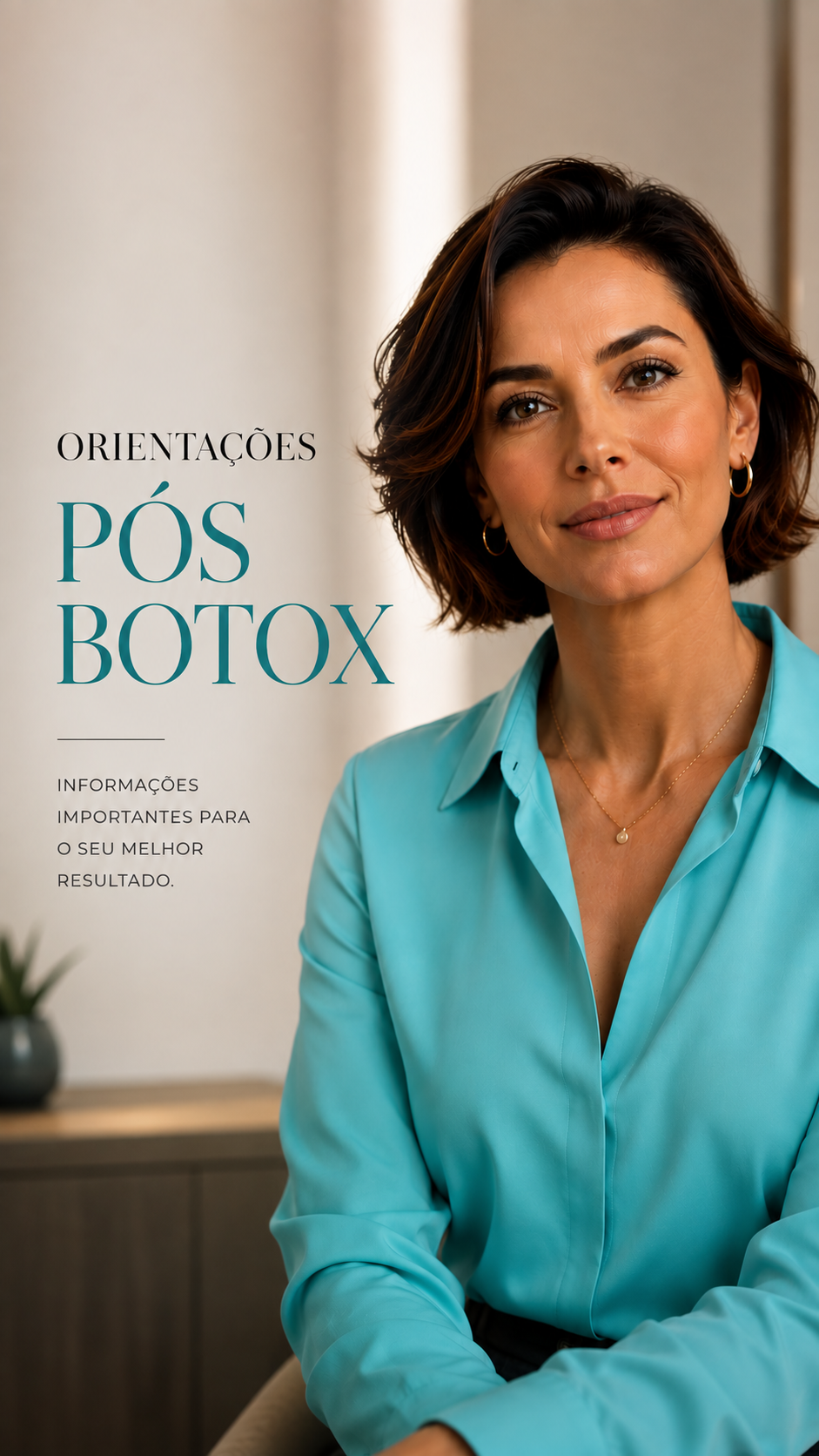 Capa do vídeo de orientações pós-botox